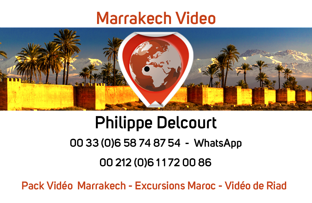 CARTE DE VISITE MARRAKECH PACK VIDEO